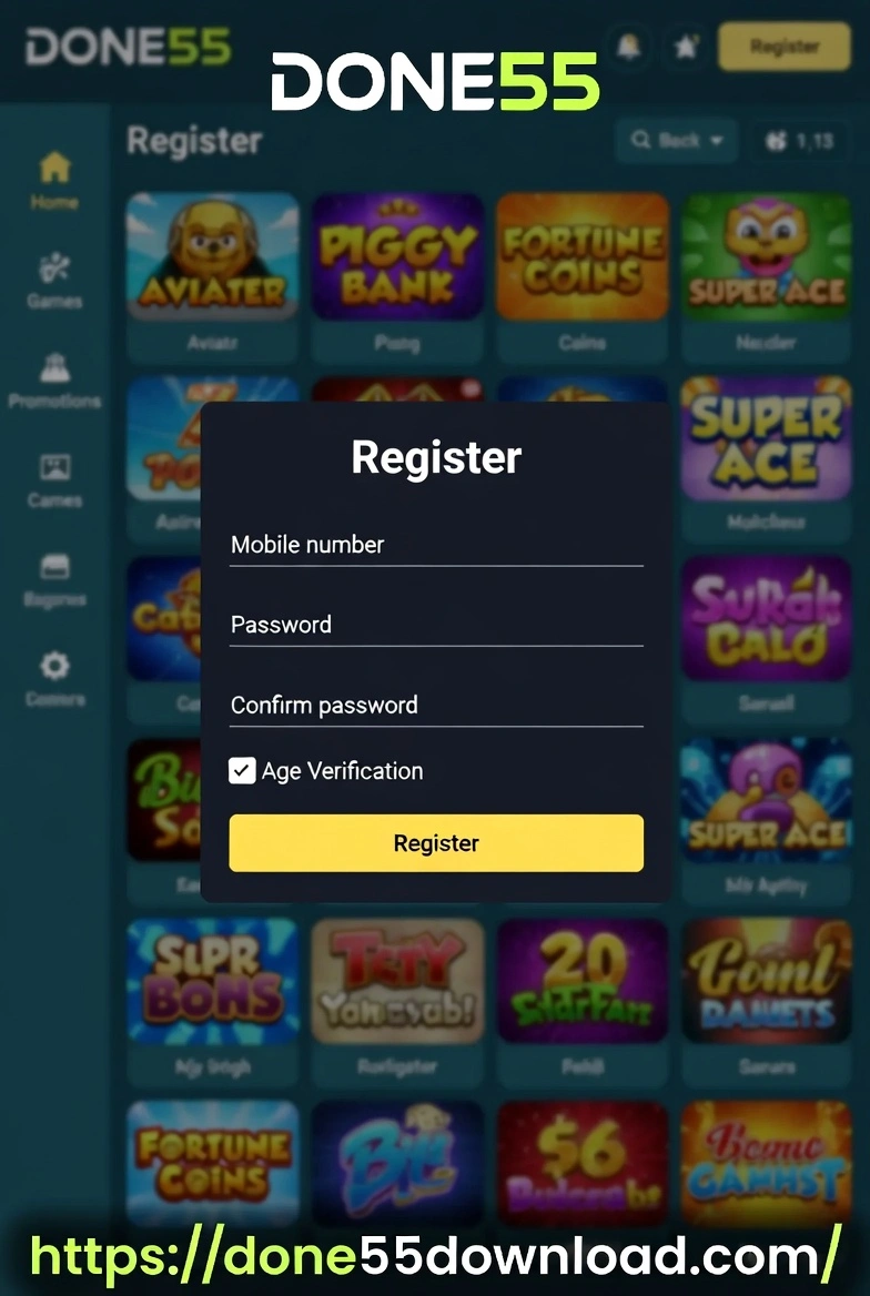 done55 login and register